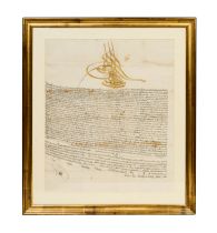 A LARGE FIRMAN WITH THE TUGHRA OF SULTAN SELIM III (REG. AH 1203-1222/AD 1789-1807), RELATING TO THE