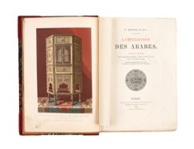 A FRENCH PRINTED BOOK ABOUT ARABS, LA CIVILISATION DES ARABS, GUSTAVE LE BON, PUBLISHED IN 1884 IN P