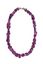 A GREEK AMETHYST NECKLACE, CIRCA 3RD CENTURY A.D.