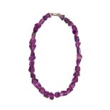 A GREEK AMETHYST NECKLACE, CIRCA 3RD CENTURY A.D.