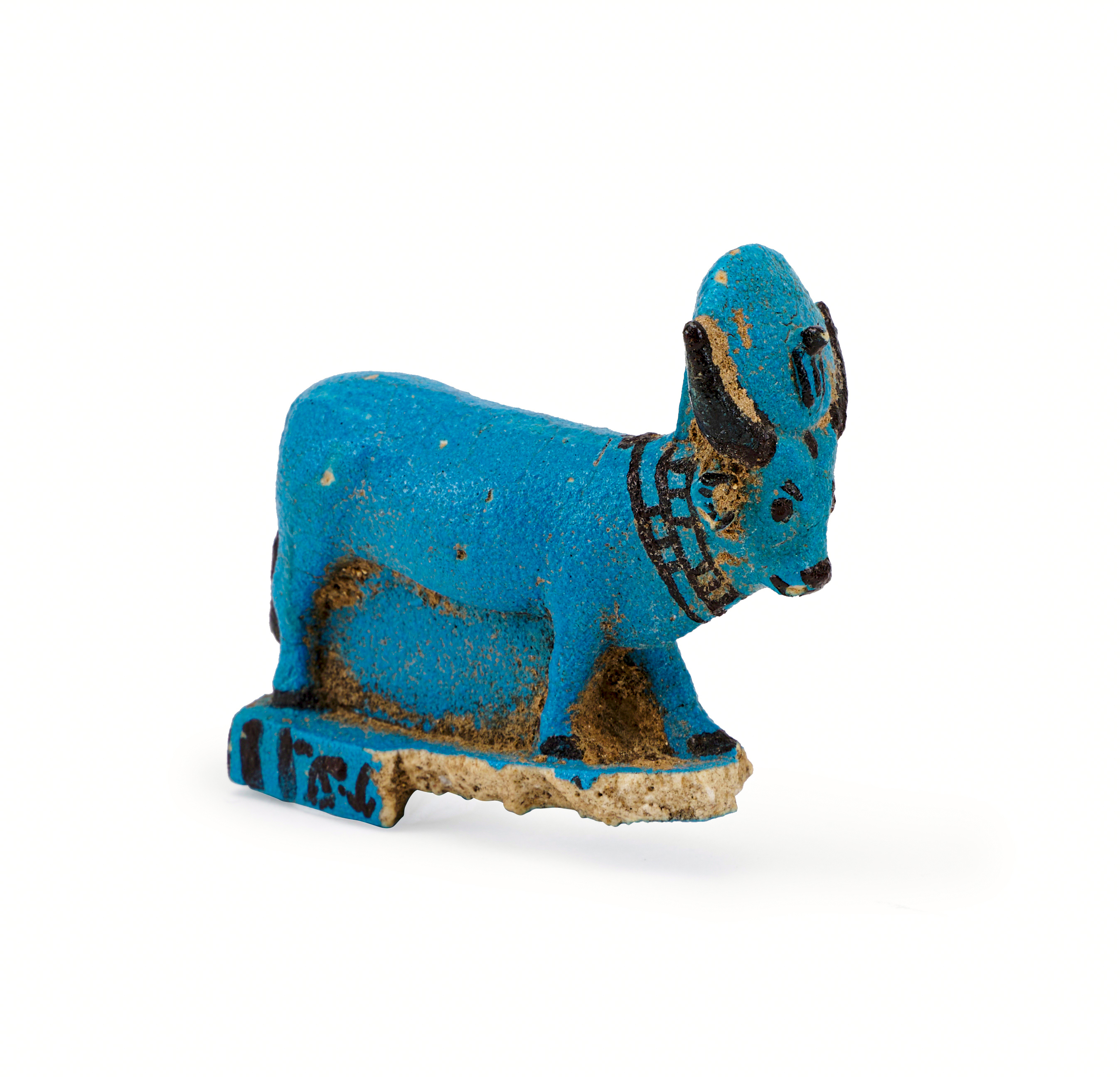 AN EGYPTIAN FAIENCE APIS BULL LATE PERIOD, 26TH-30TH DYNASTY, 664-343 B.C.