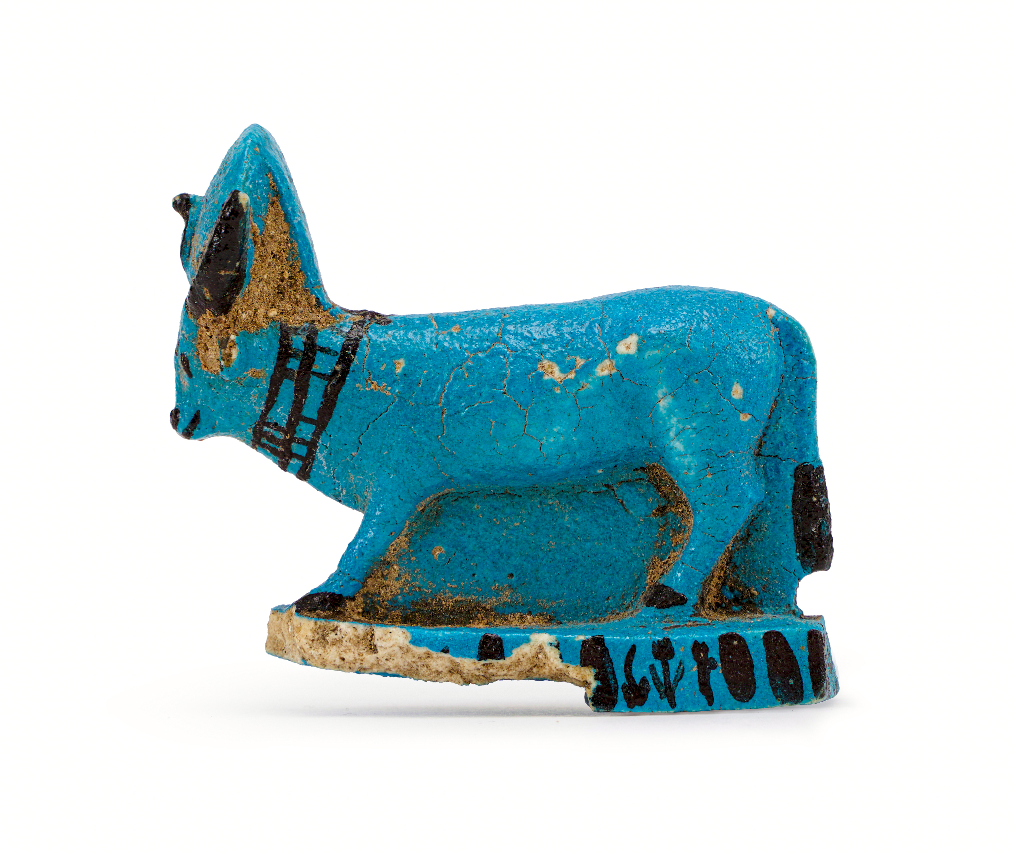 AN EGYPTIAN FAIENCE APIS BULL LATE PERIOD, 26TH-30TH DYNASTY, 664-343 B.C. - Image 2 of 4