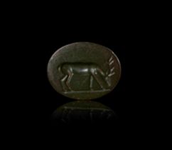 A ROMAN RING STONE OF A STAG, CIRCA 1ST-2ND CENTURY A.D.