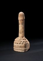 A GREEK INSCRIBED MARBLE PHALLUS, CIRCA 1ST CENTURY A.D.