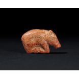 A MESOPOTAMIAN STONE ANIMAL AMULET, JEMDET NASR, CIRCA 3300-2900 B.C.