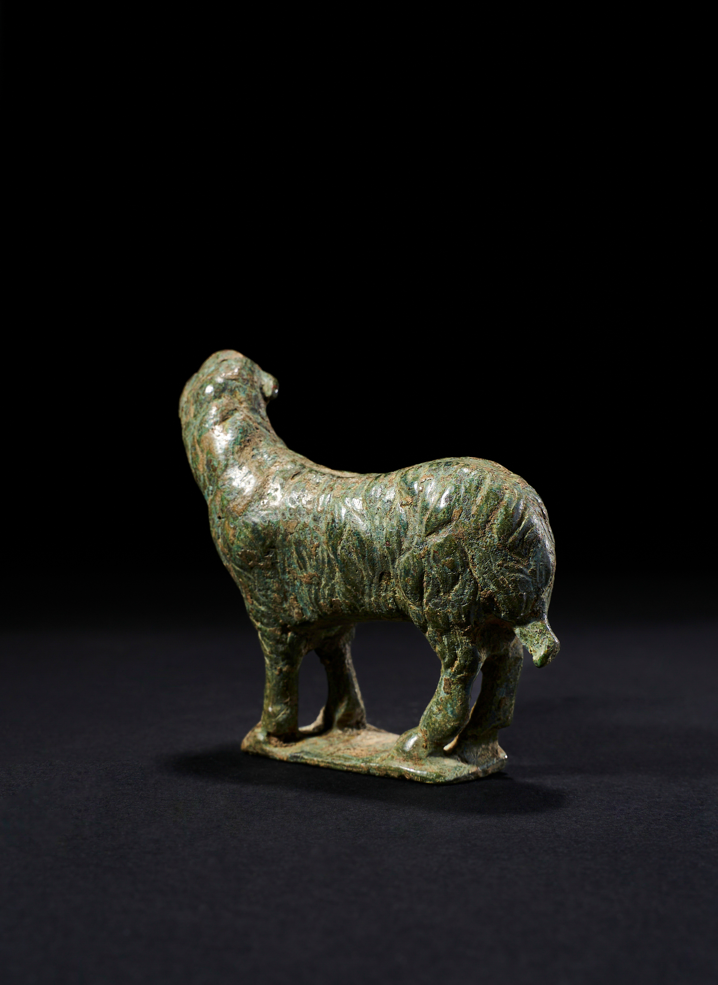 A BRONZE STATUETTE OF A RAM, HELLENISTIC OR IMPERIAL CIRCA 200 BCE–200 CE, CYPRIOT - Image 2 of 2