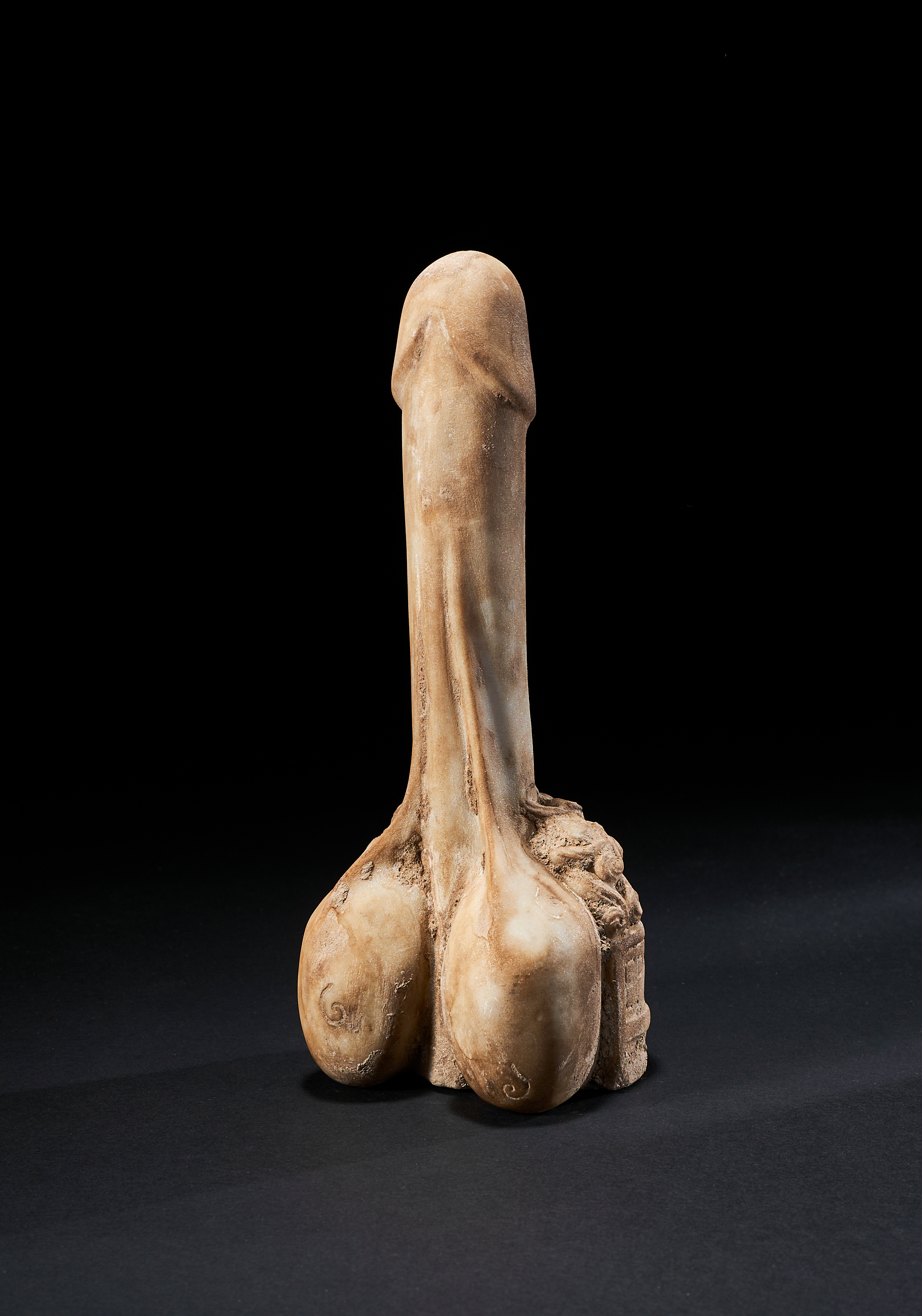 A GREEK INSCRIBED MARBLE PHALLUS, CIRCA 1ST CENTURY A.D. - Image 3 of 5