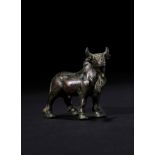 A GREEK BRONZE BULL CLASSICAL PERIOD, CIRCA EARLY 5TH CENTURY B.C.