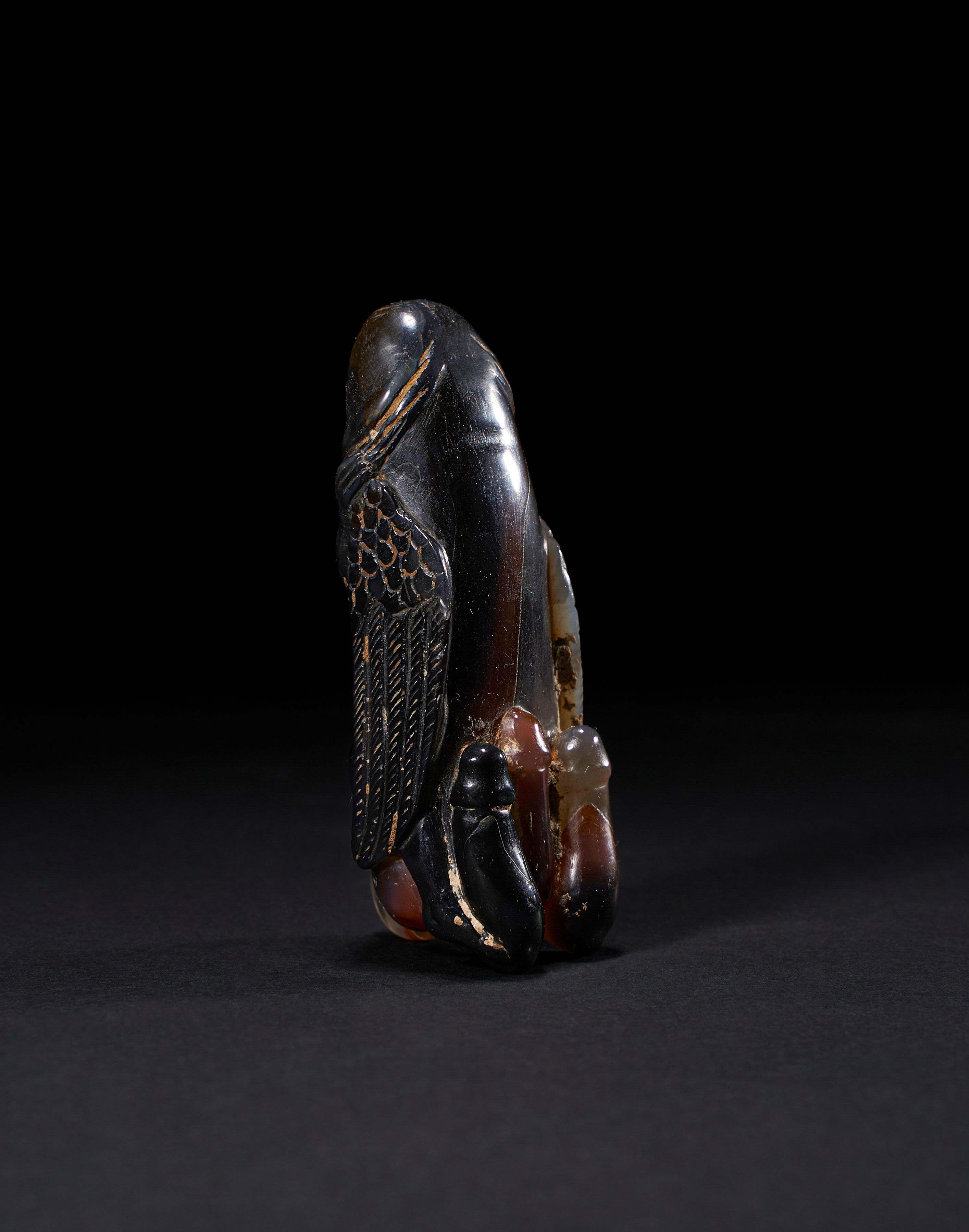 A RARE ROMAN SARDYONYX PHALLUS PENDANT, CIRCA 1ST-2ND CENTURY A.D. - Image 5 of 6