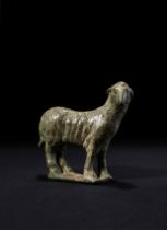 A BRONZE STATUETTE OF A RAM, HELLENISTIC OR IMPERIAL CIRCA 200 BCE–200 CE, CYPRIOT