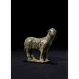 A BRONZE STATUETTE OF A RAM, HELLENISTIC OR IMPERIAL CIRCA 200 BCE–200 CE, CYPRIOT