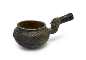 A BRONZE SECTION OF A RITUAL LADLE EASTERN ZHOU DYNASTY (770-256 BC)