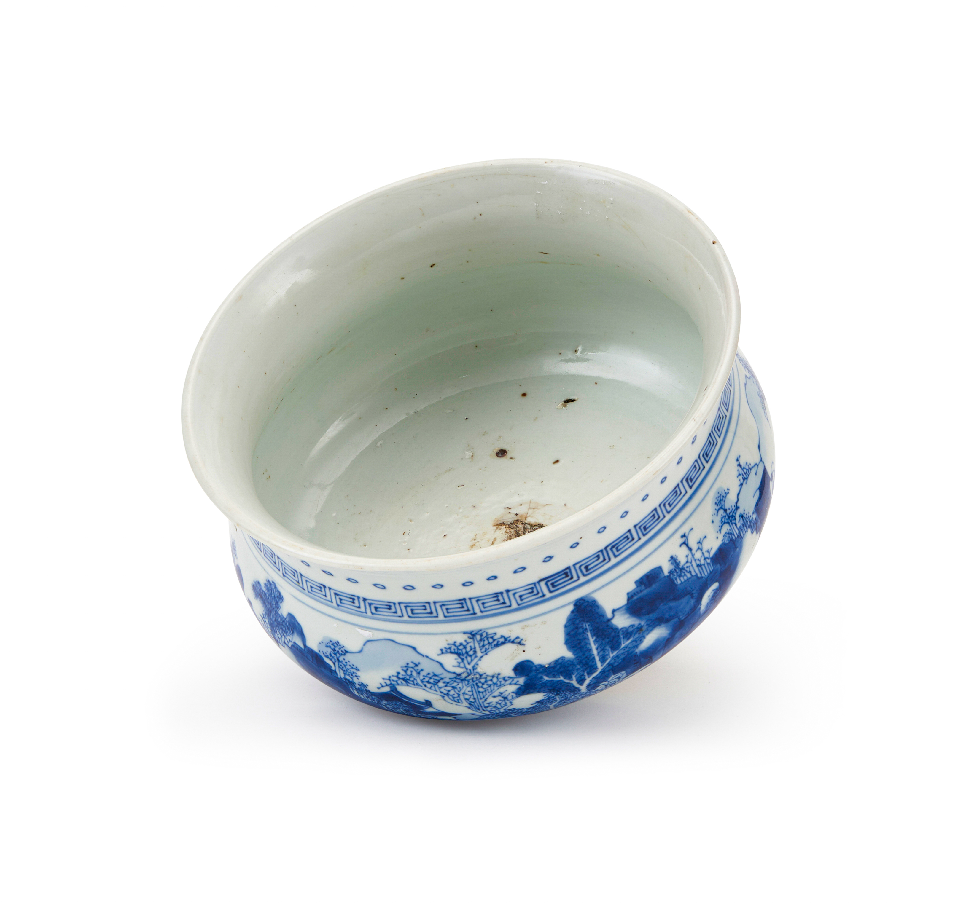 A CHINESE BLUE & WHITE CENSER, KANGXI PERIOD (1662-1772) - Image 6 of 6