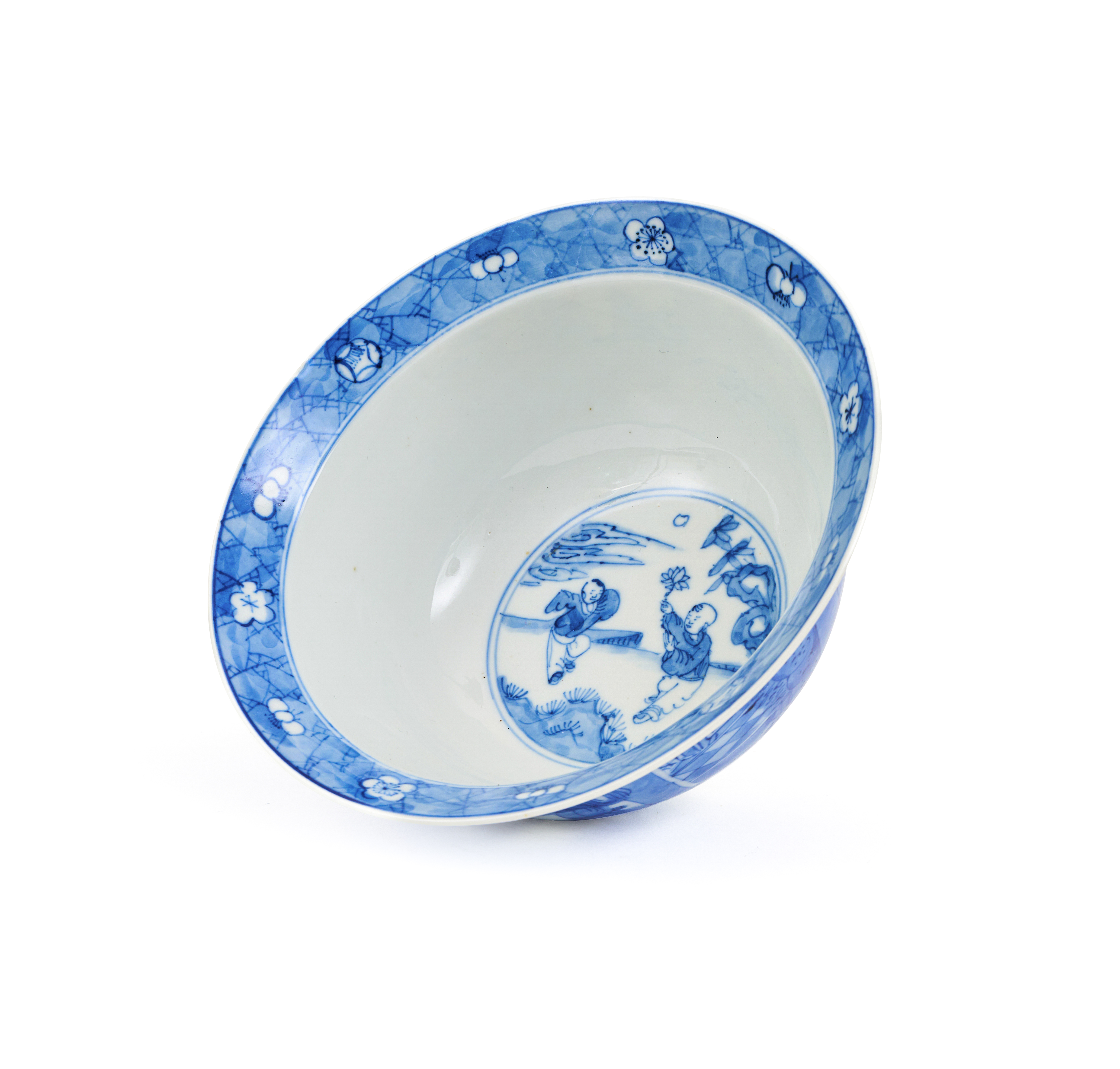 A CHINESE BLUE & WHITE BOWL, KANGXI PERIOD (1662-1722) - Image 3 of 5