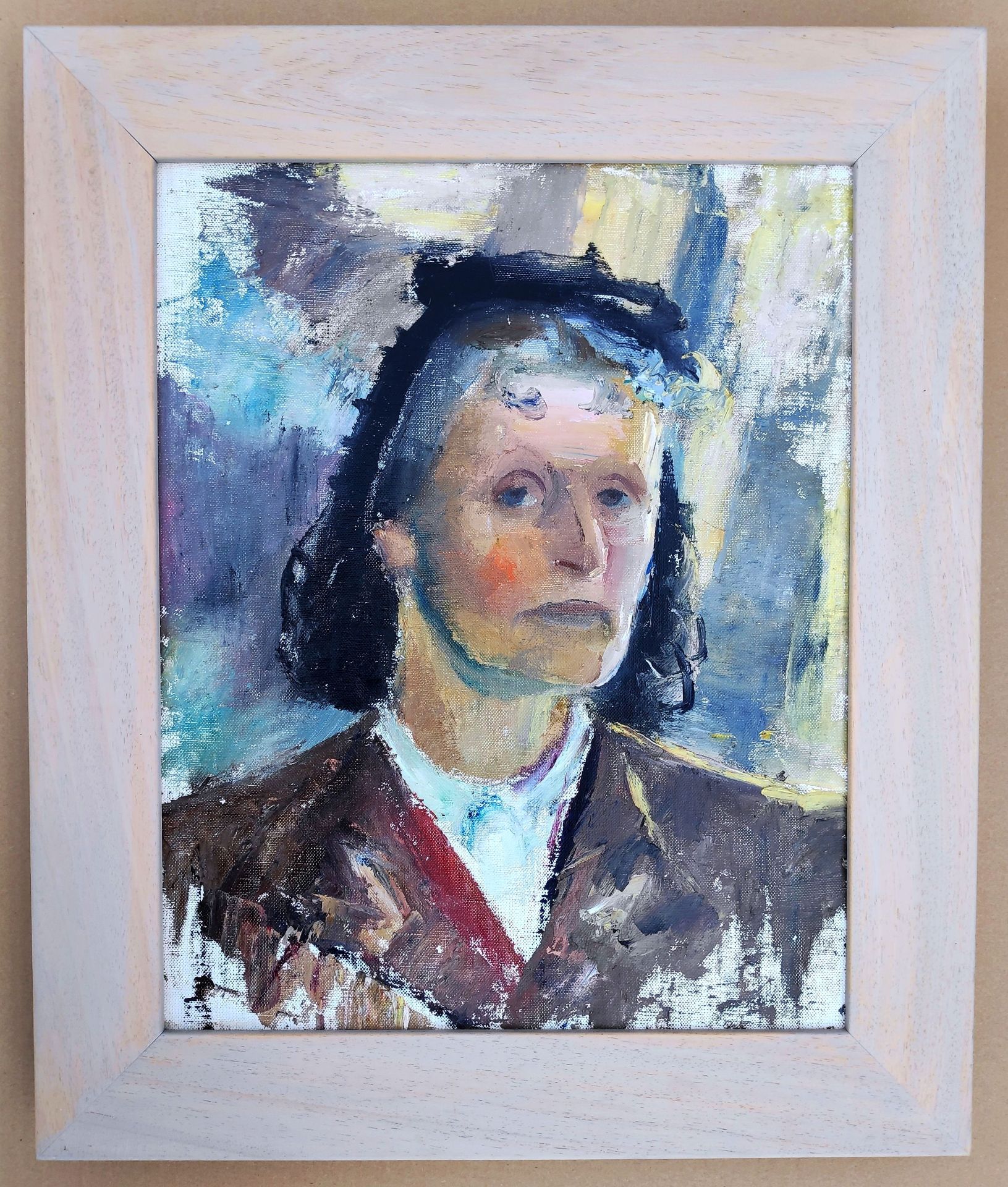Holtz-Sommer, Hedwig (1901 Berlin – 1970 Wustrow) "Selbstportrait" - Bild 2 aus 2