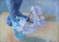 Curio, Sabine (1950 Ahlbeck, lebt in Stolpe/Usedom) „Magnolienblüten“