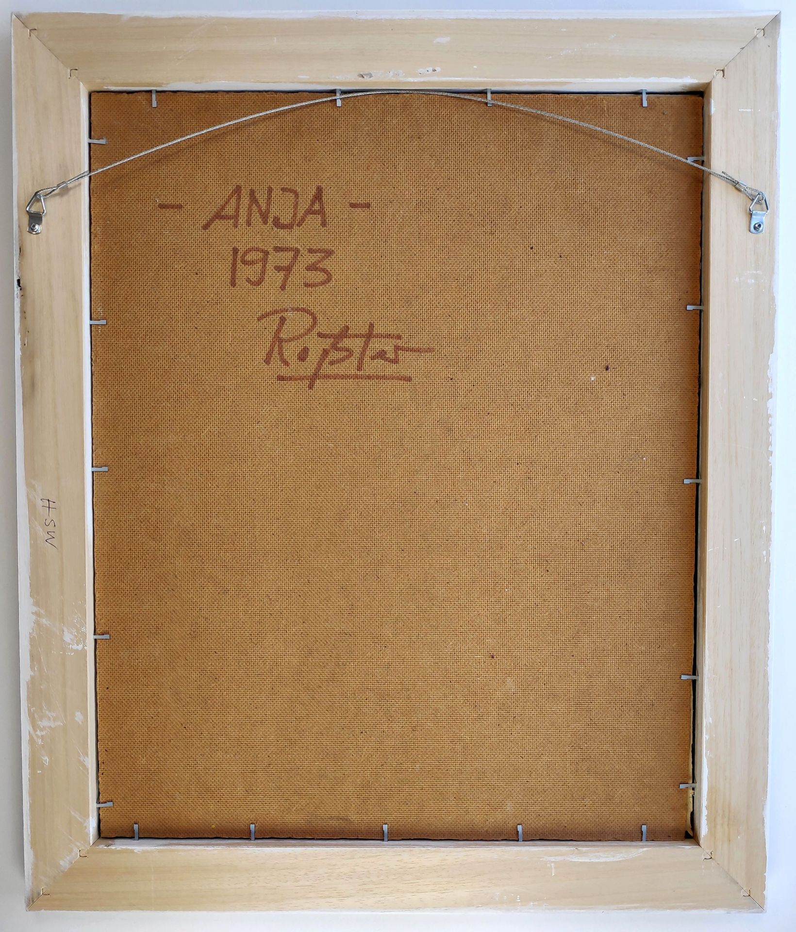 Rößler, Klaus (1939 Dresden – 2018 Heringsdorf) „Anja“ - Portrait Annelie Thorndike - Image 4 of 4