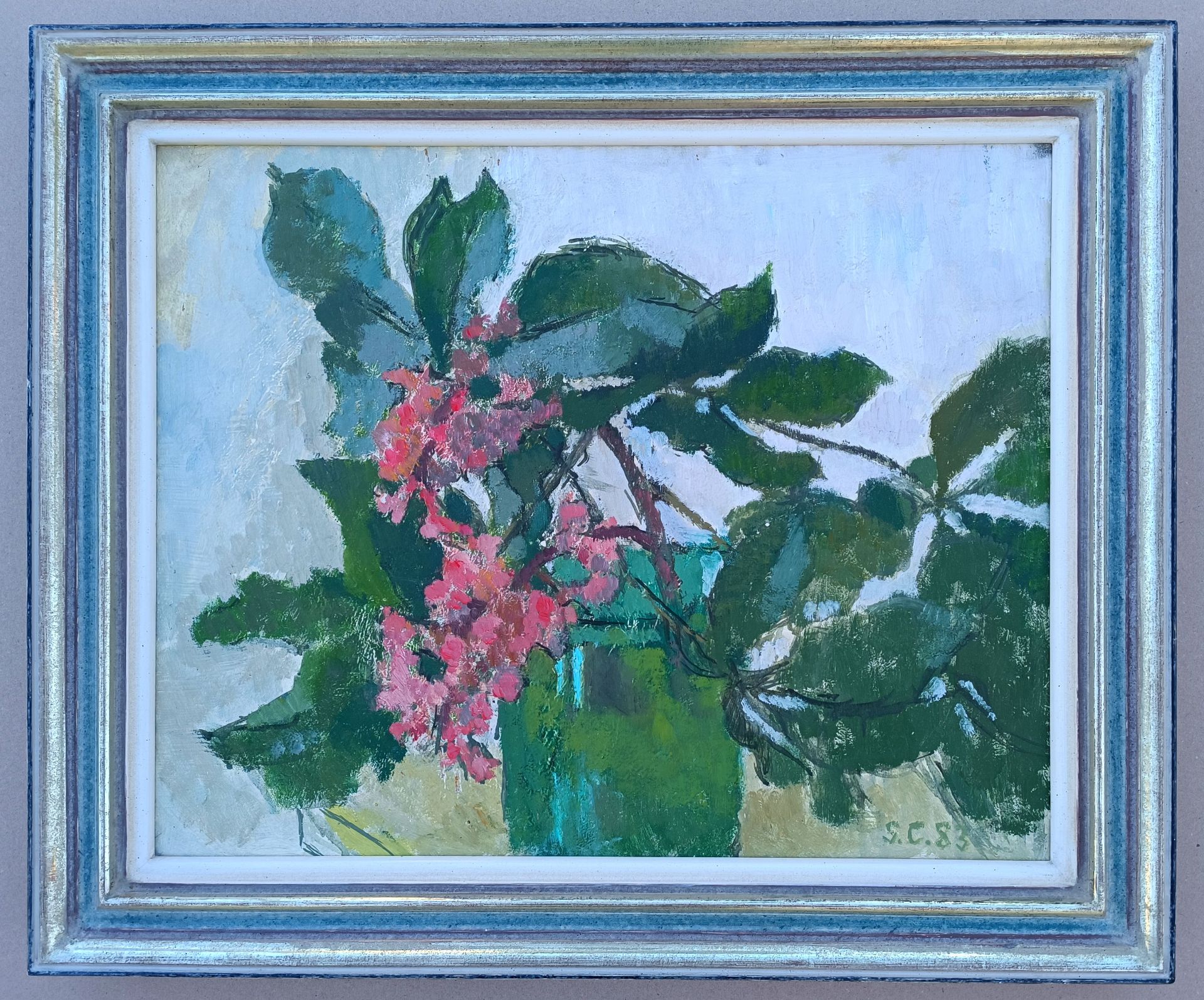 Curio, Sabine (1950 Ahlbeck, lebt in Stolpe/Usedom) „Rote Kastanienblüten“ - Bild 2 aus 4