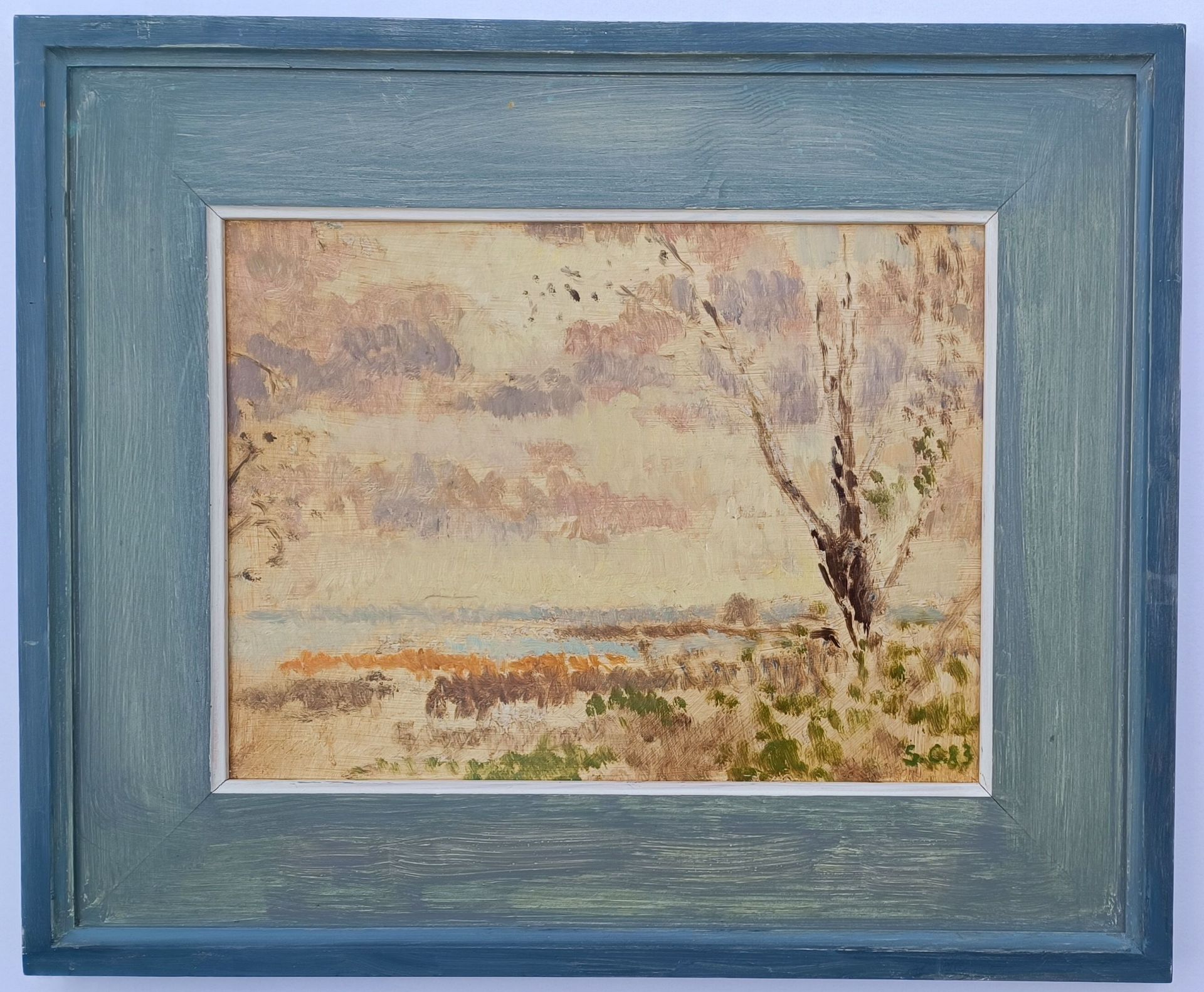 Curio, Sabine (1950 Usedom, lebt in Stolpe/Usedom) „Herbstlicher Haffblick“ - Bild 2 aus 4