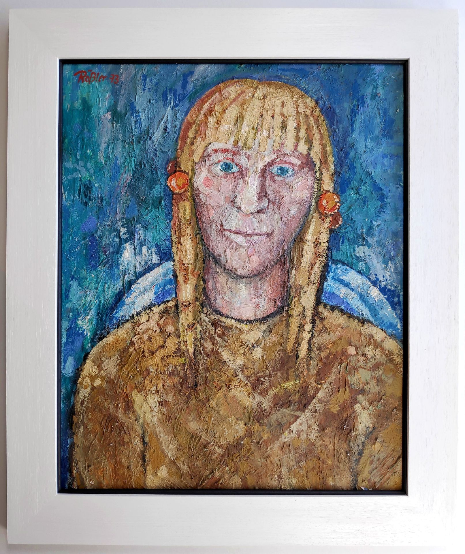 Rößler, Klaus (1939 Dresden – 2018 Heringsdorf) „Anja“ - Portrait Annelie Thorndike - Bild 2 aus 4
