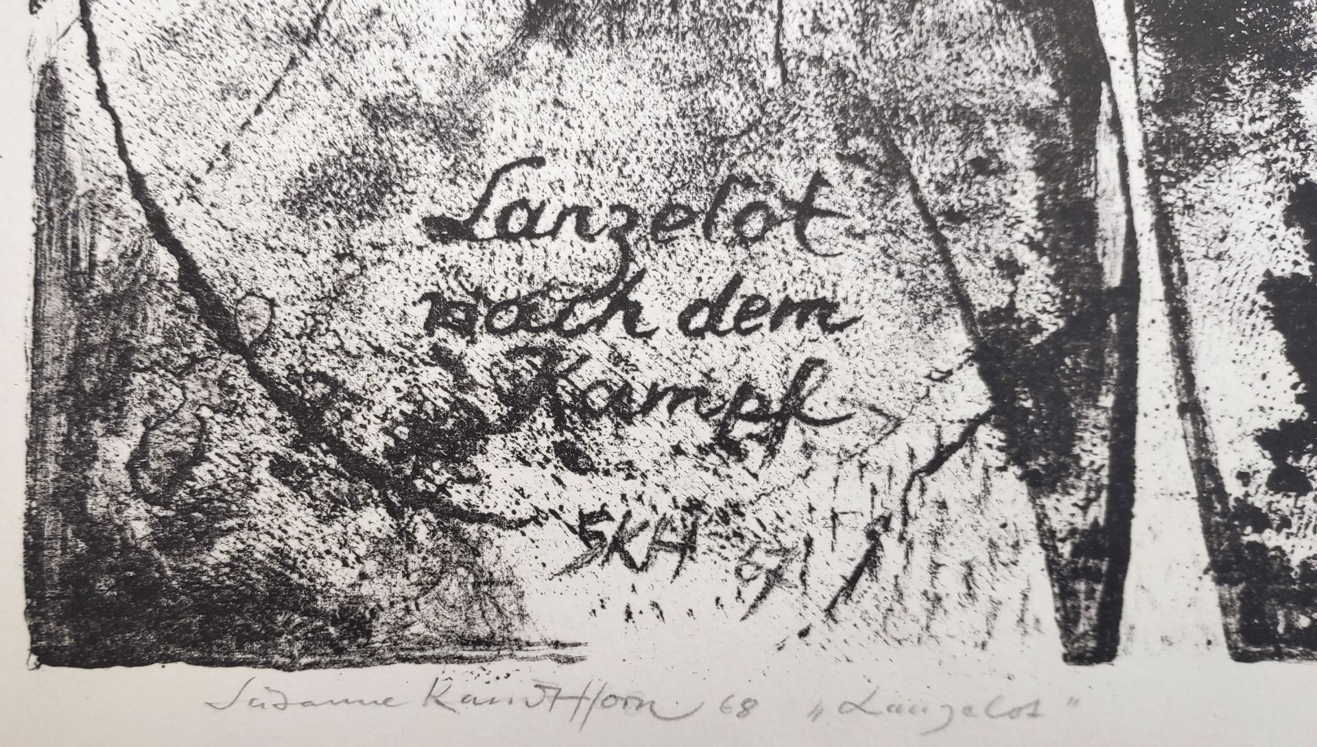 Kandt-Horn, Susanne (1914 Eisenach – 1996 Ückeritz) „Lanzelot nach dem Kampf“ - Bild 4 aus 4