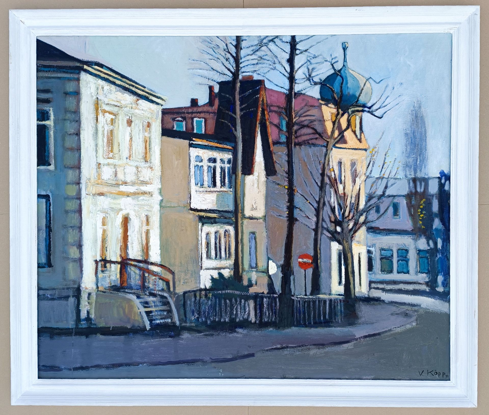 Köpp, Volker (1953 Usedom, lebt in Ahlbeck) „Straßenansicht Ahlbeck“ - Bild 2 aus 5
