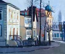 Köpp, Volker (1953 Usedom, lebt in Ahlbeck) „Straßenansicht Ahlbeck“