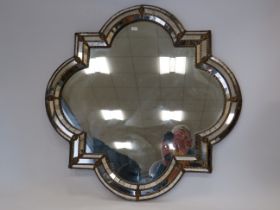 Venetian style Hollywood Mirror which measures approx 32 x 32 inches. See photos.