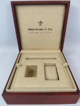 Good Quality watch box by Dreyfuss of Switzerland. See photos.