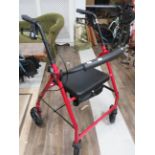 Drive, Fold Flat mobility walker with handbrakes & Seat, see photos. Very Little use.