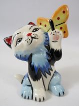 Lornas Bailey cat "Butterfly", 14cm tall.