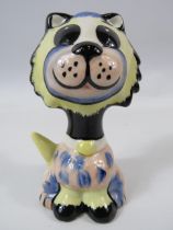 Lorna Bailey cat "Muppet" , 14 cm tall.