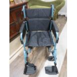 Days Folding wheel chair in excellent condition with handbrakes. Very little use. See photos