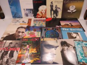 Approx 18 Vinyl Rock & Pop LP's by Cure, Smiths, Floyd, Fleetwood Mac etc. see photos. 