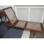 WW1 Era Campaign bed or field hospital bed by Leverson & Sons    on original castors and bergere sup