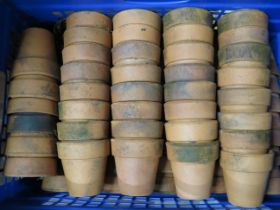 Approx 70 Terracotta plant pots , each measures approx 4 inches tall. See photos. (These items are