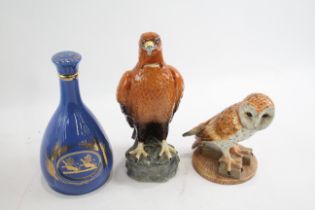 Collection Of Ceramic Items Inc Beswick Decanter , Royal Doulton Owl & Wade x 3 549753