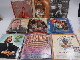 Large Selection (40+) of Easy listening Vinyl LP's to include a boxed set of Motown chart busters. S