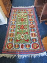 Turkish wool rug, 155cm by 85cm.