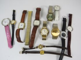 Mixed lot of Mens and Ladies quartz and mechanical wristwatches