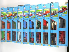 Ten, Tomy, Thomas the Tank Engine Model Loco's and Tenders. All in original boxes which are in good