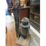 Unknown Item, possibly an Antique  Silhouette lamp? Measures 35 inches tall. See photos.  S2