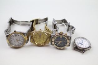 Assorted Men's WRISTWATCHES Quartz WORKING Inc. CARAVELLE Etc. x 4 2112233