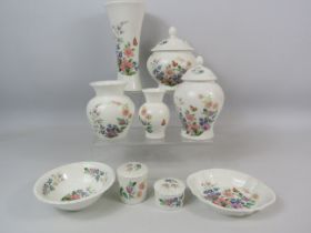 9 pieces of Coalport china in the Mayfield pattern.