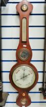 Vintage Barometer/Thermometer. No makers mark. 38 inches long. See photos.