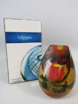 Limited Edition 36/100 Flower of the Holy night Caithness paperweight with box.