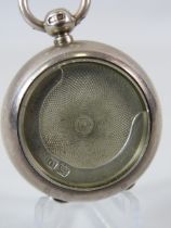 Sterling silver soverign case 21.1 grams, requires repair on opening mechanism.