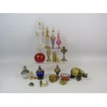 Selection of perfume bottles trinkets etc.