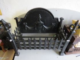 Cast Iron Fire Grate in as new and unused condition. Measures approx H:18 x W:21 xD:11 Inches. See p