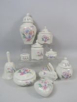 10 Pieces Aynsley in the Litlle Sweet Heart Pattern.